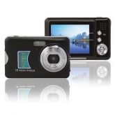 Câmera De Vd Digital 2.7 Tft Lcd Cmos 12mp zoom 8x (preto)